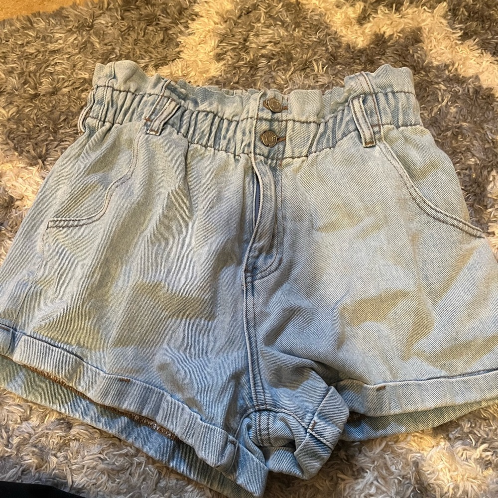 PacSun Light Wash Denim Jean Shorts